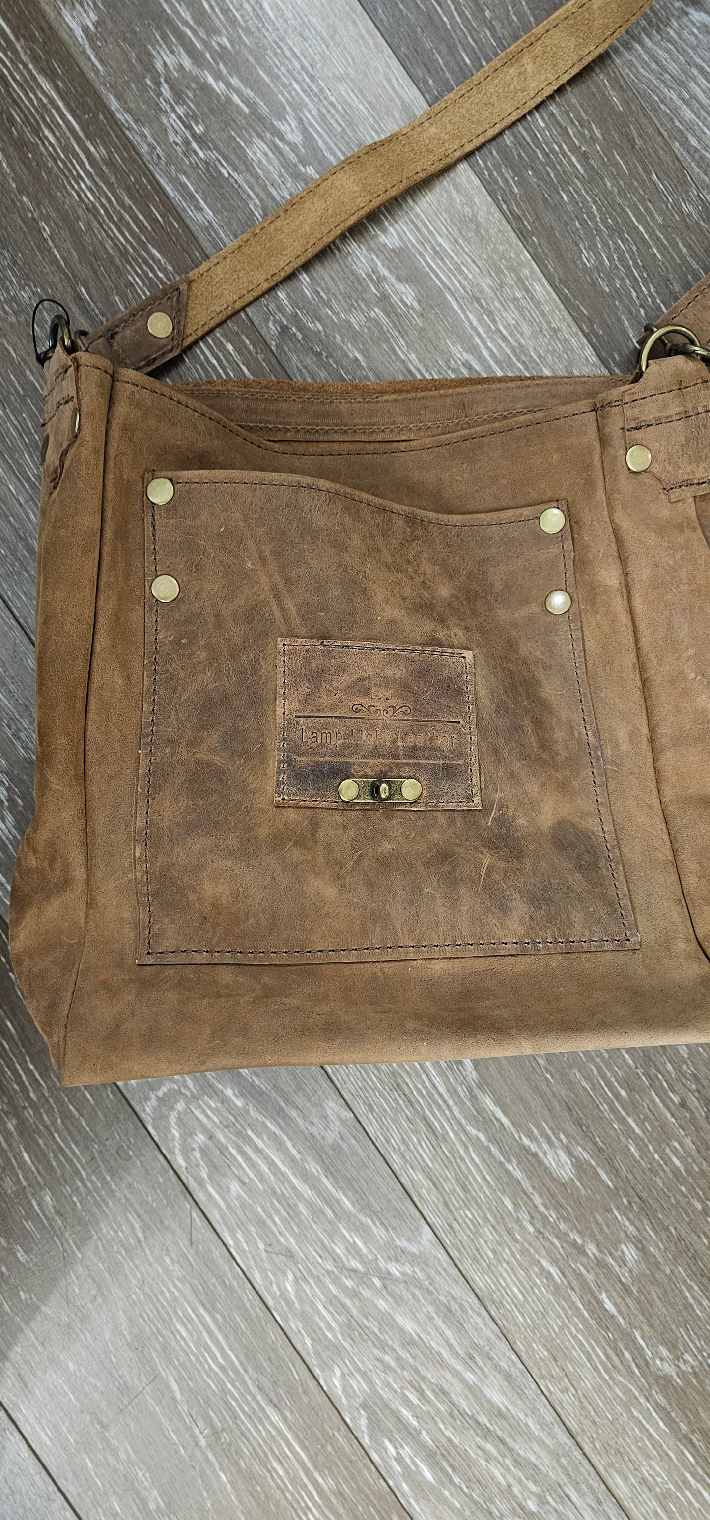Sampson overnight leather bag