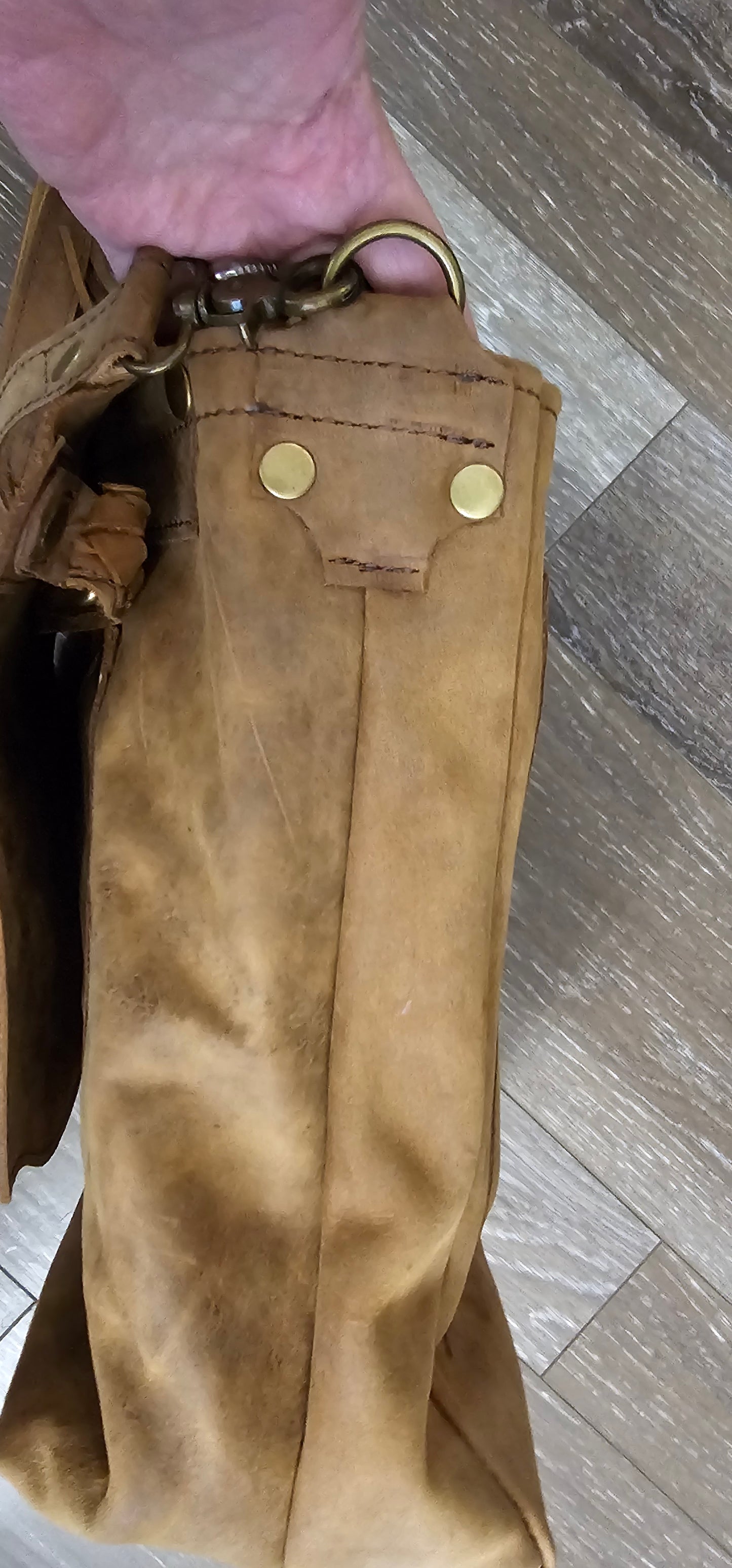Sampson overnight leather bag