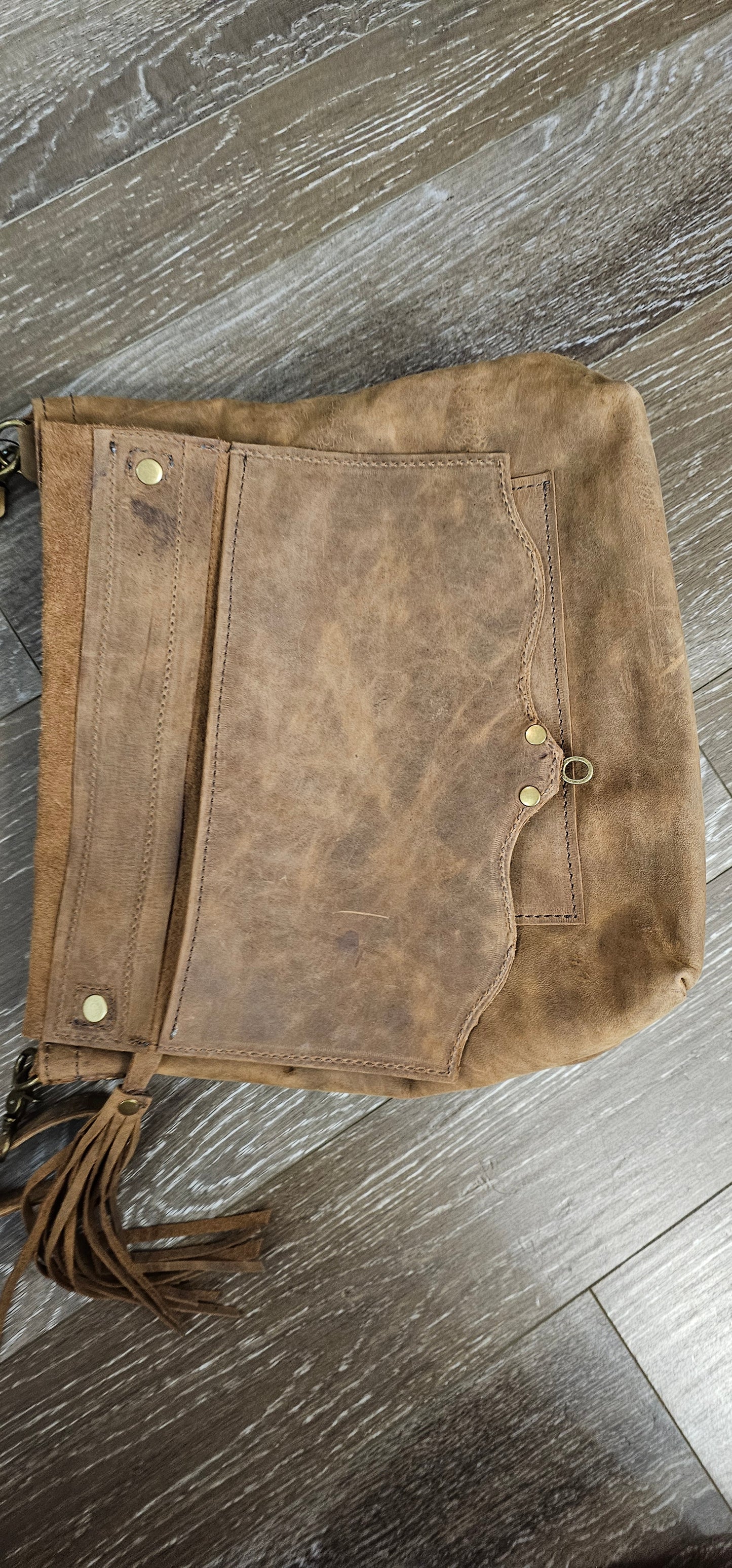 Sampson overnight leather bag