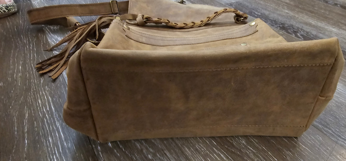 Sampson overnight leather bag