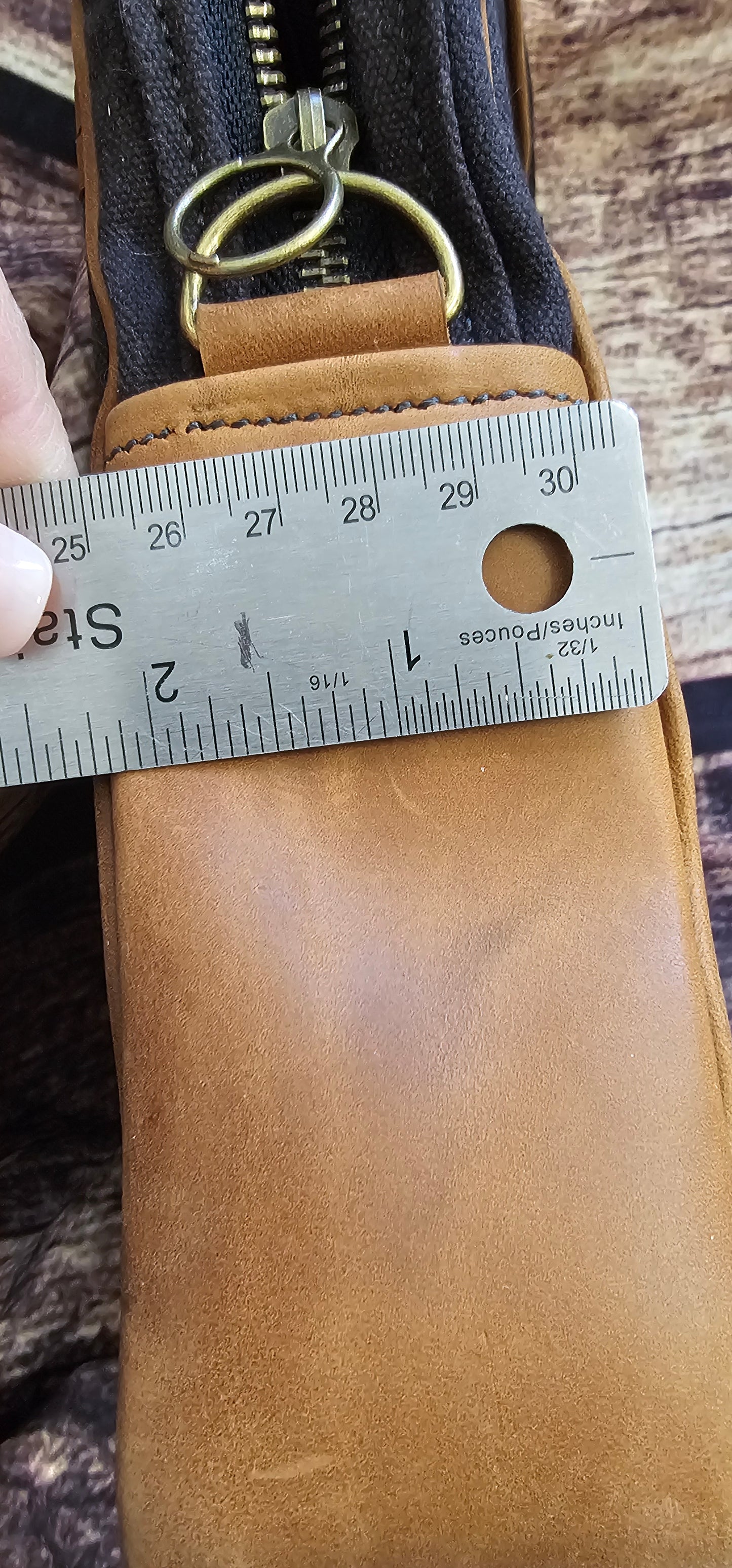 ** sale ** Carmel & Tan Canvas Bible Bag
