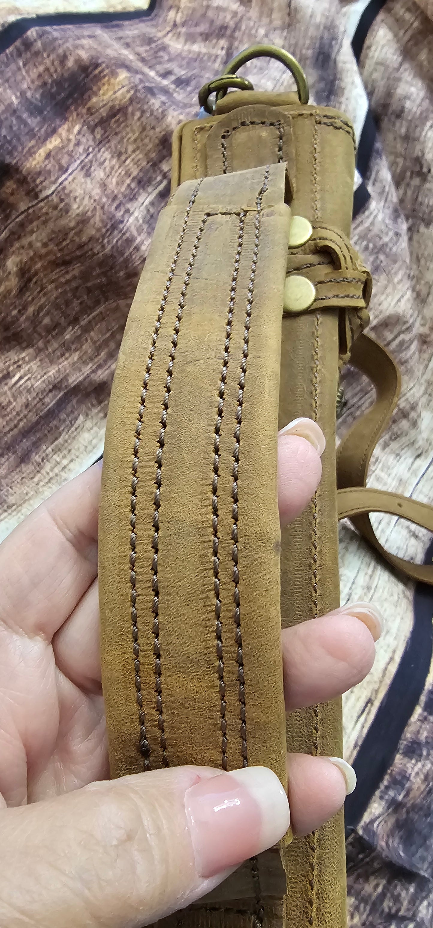 Autumn Braided Crossbody. Leather