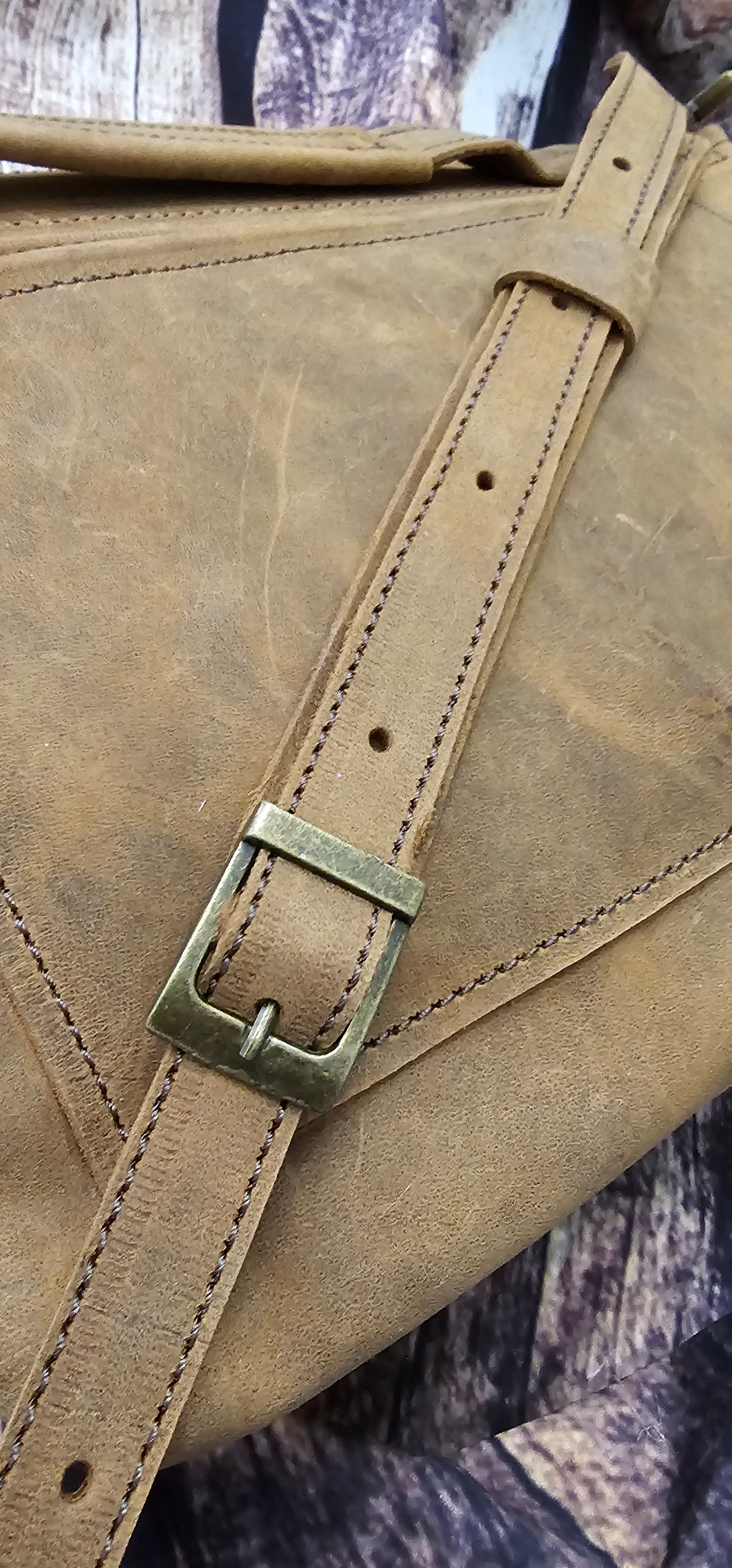 Autumn Braided Crossbody. Leather
