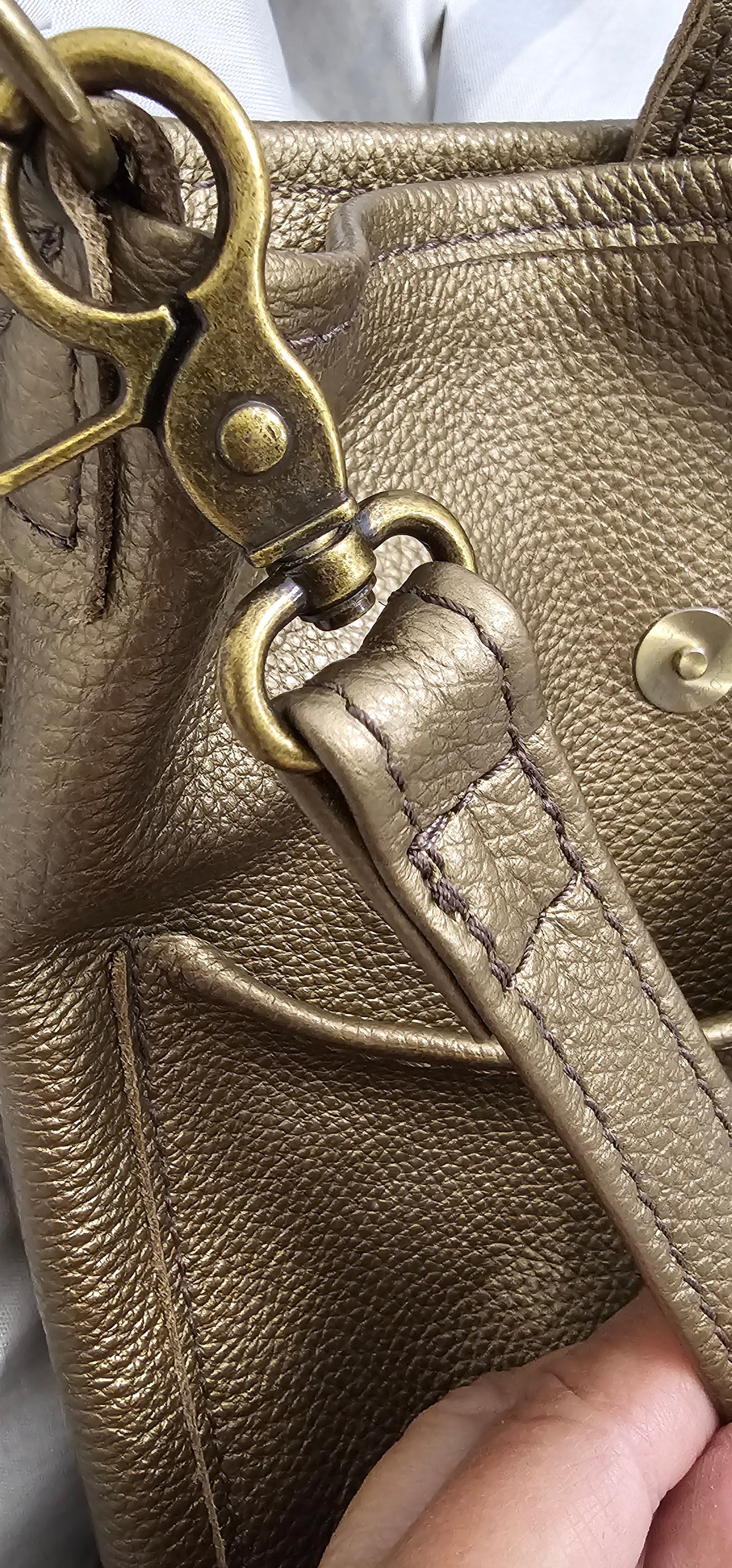 LEATHER FOIL Bag Crossbody