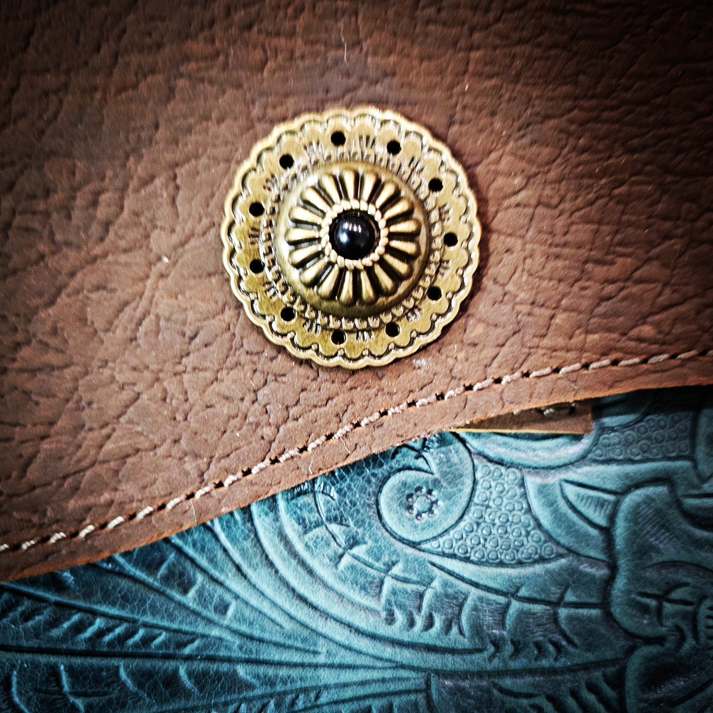 Dark Horse #Turquoise Crossbody