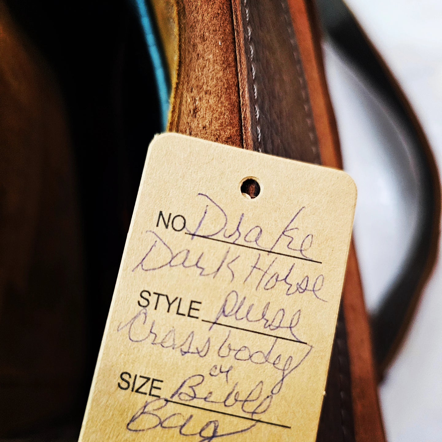 Dark Horse #Turquoise Crossbody
