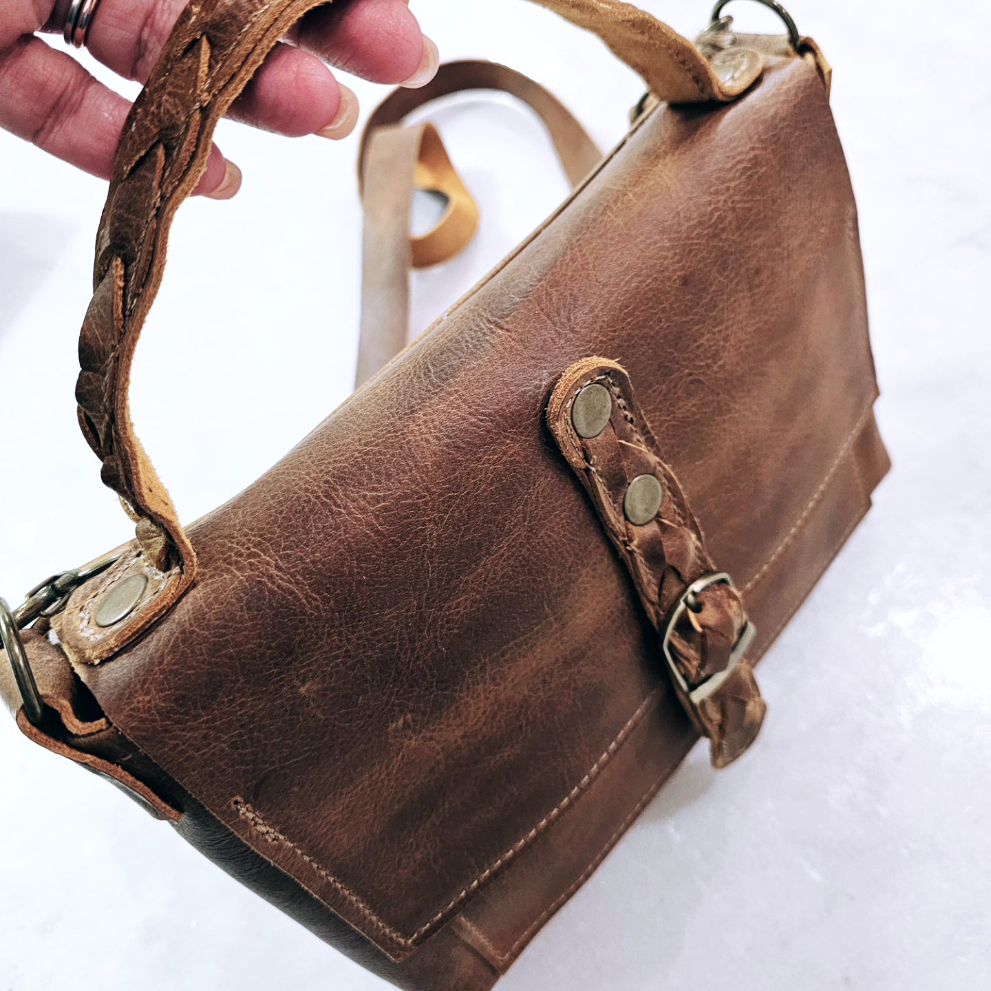 Harron Bag Bible / Book / Crossbody. Braides Handle
