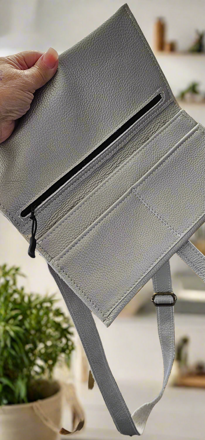 Silver Bell Essentials Wallet cell pouch crossbody