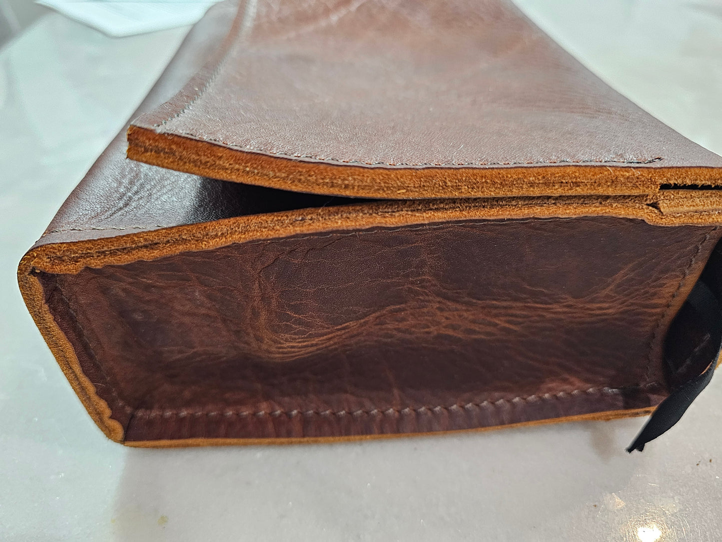 1802 thick but soft leather bible bag