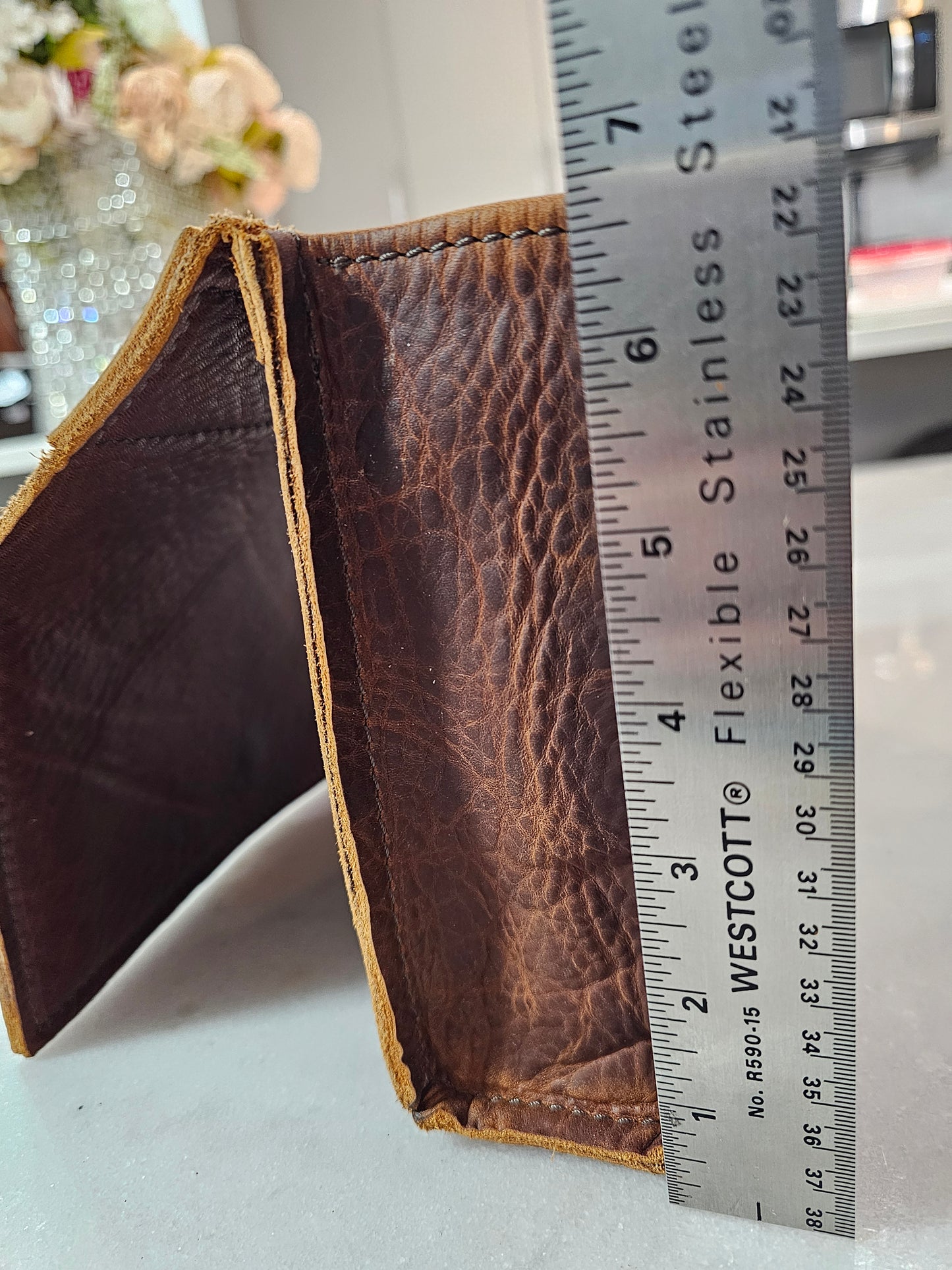 1802 thick but soft leather bible bag