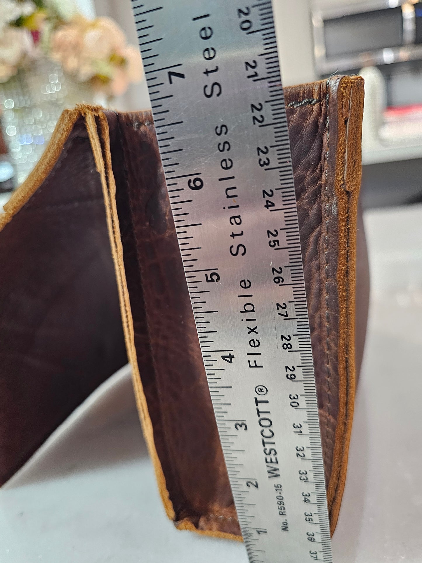 1802 thick but soft leather bible bag