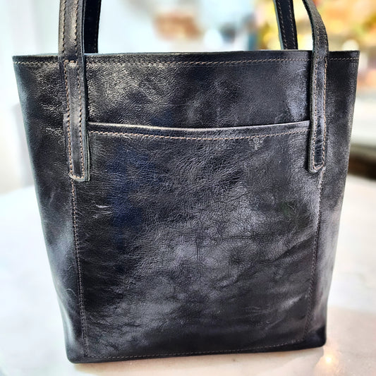 Black Beauty Tote Luxury Leather