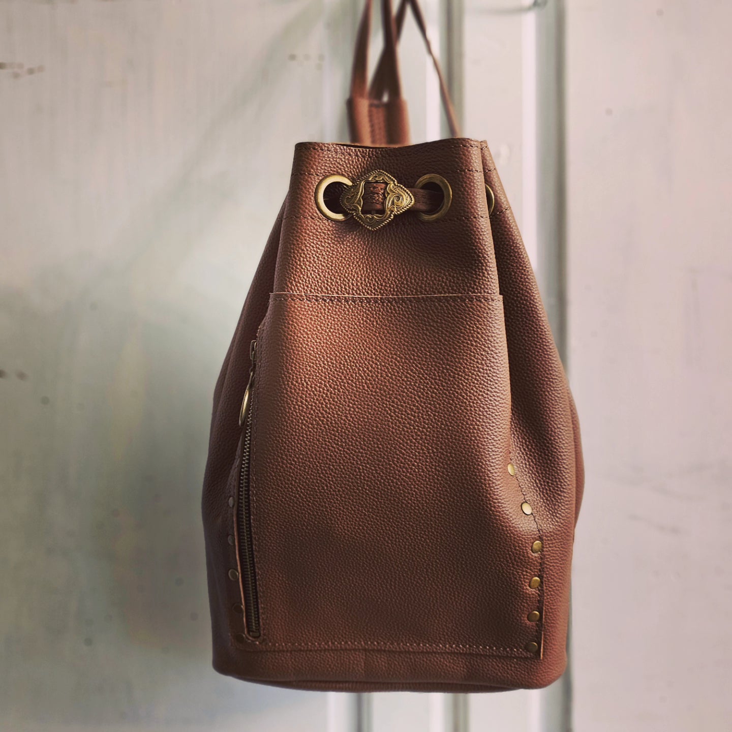 Elbow Creek Three large pockets. Backpack. Soft leather