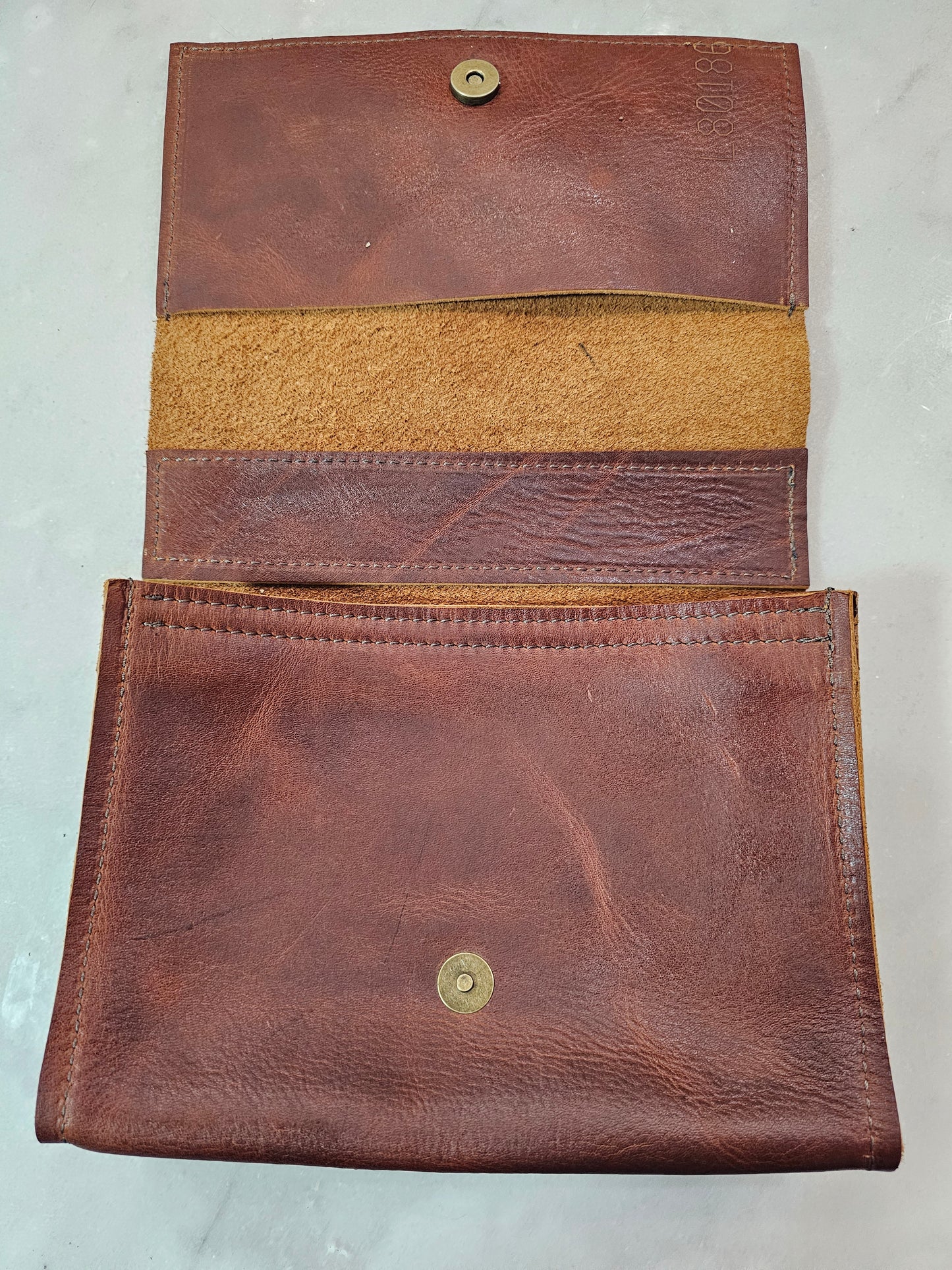 1802 thick but soft leather bible bag