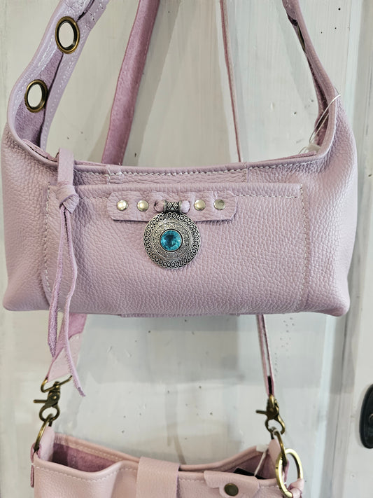 Summer Fun light purple sling purse