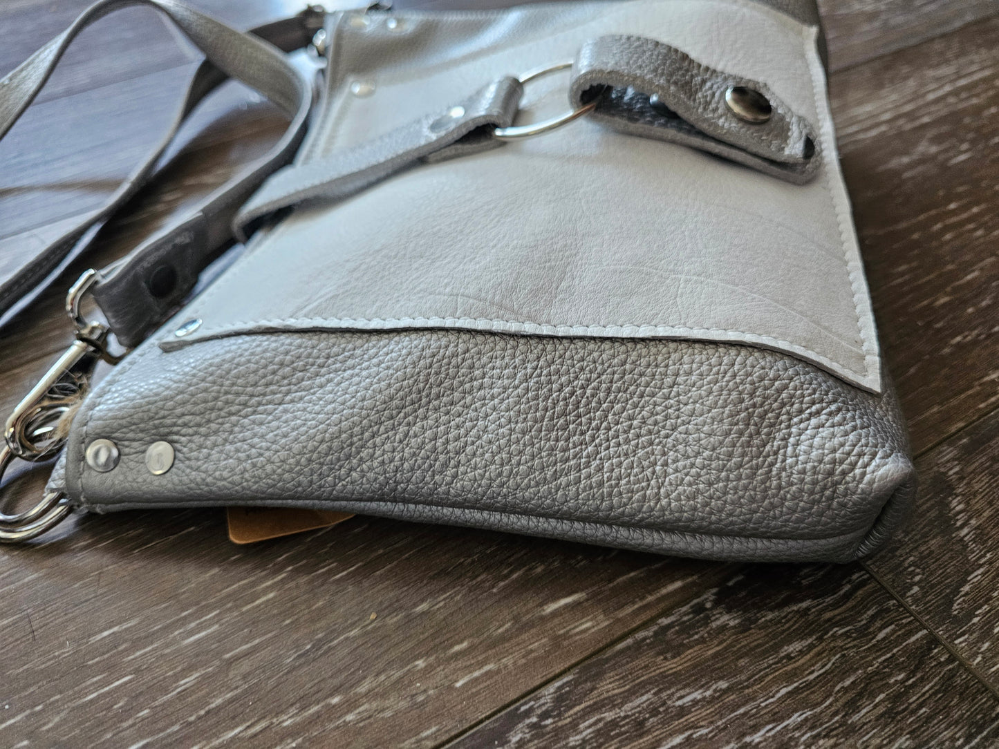 Yang, White and Silver Purse