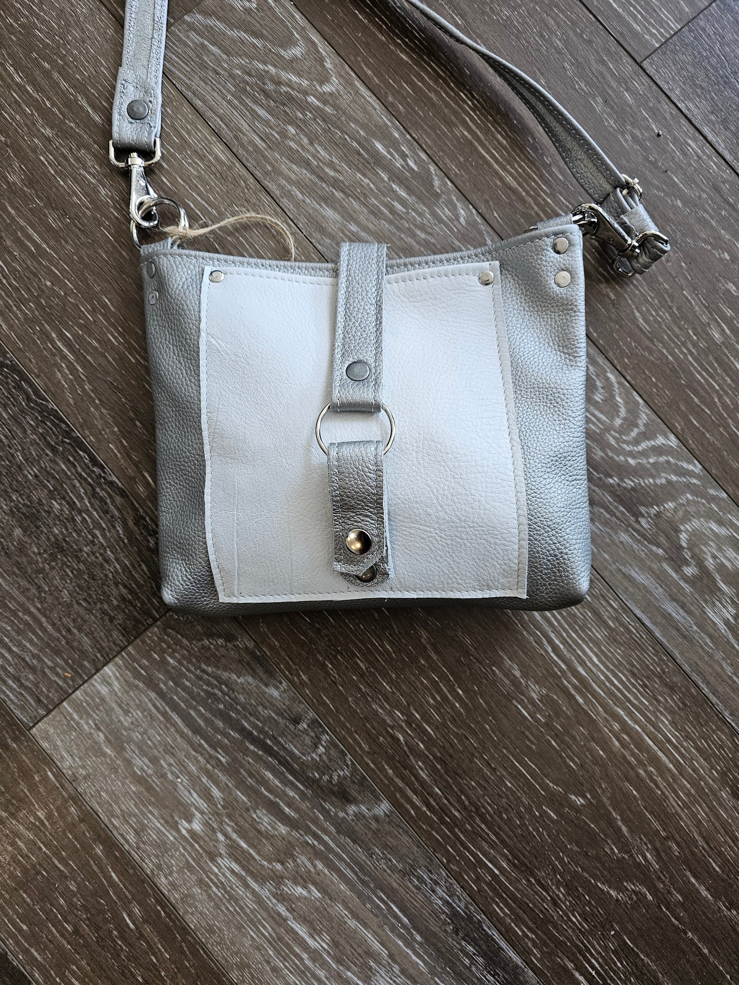 Yang, White and Silver Purse