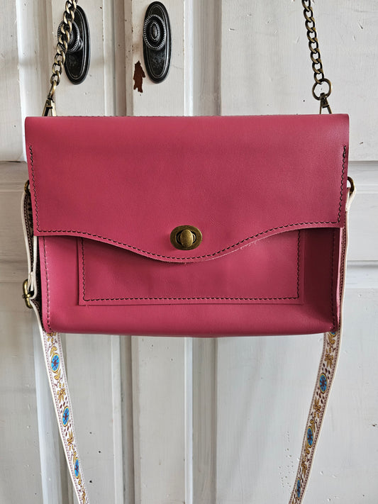 Rose Paris Purse.           New Bag
