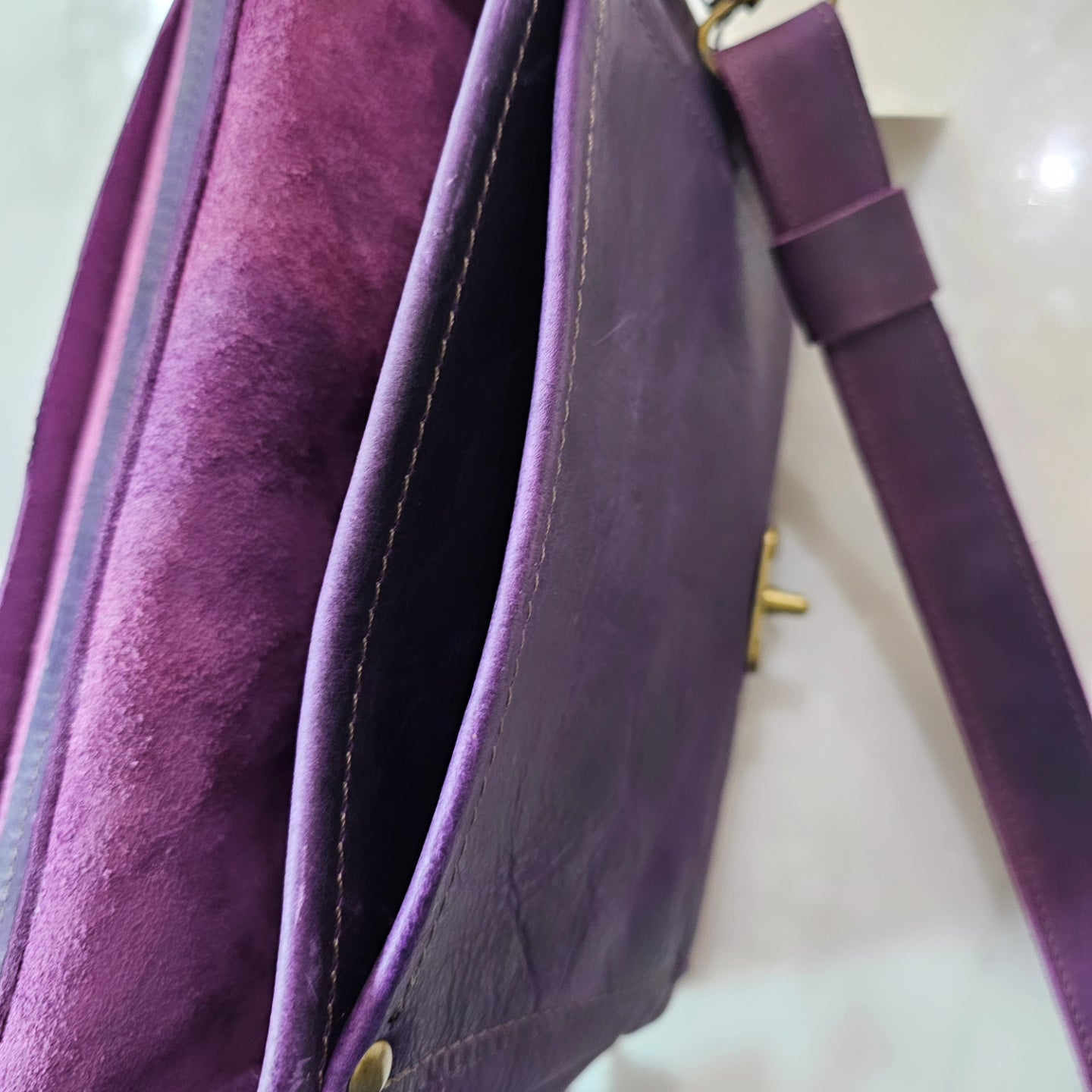 Deep Plum Crossbody