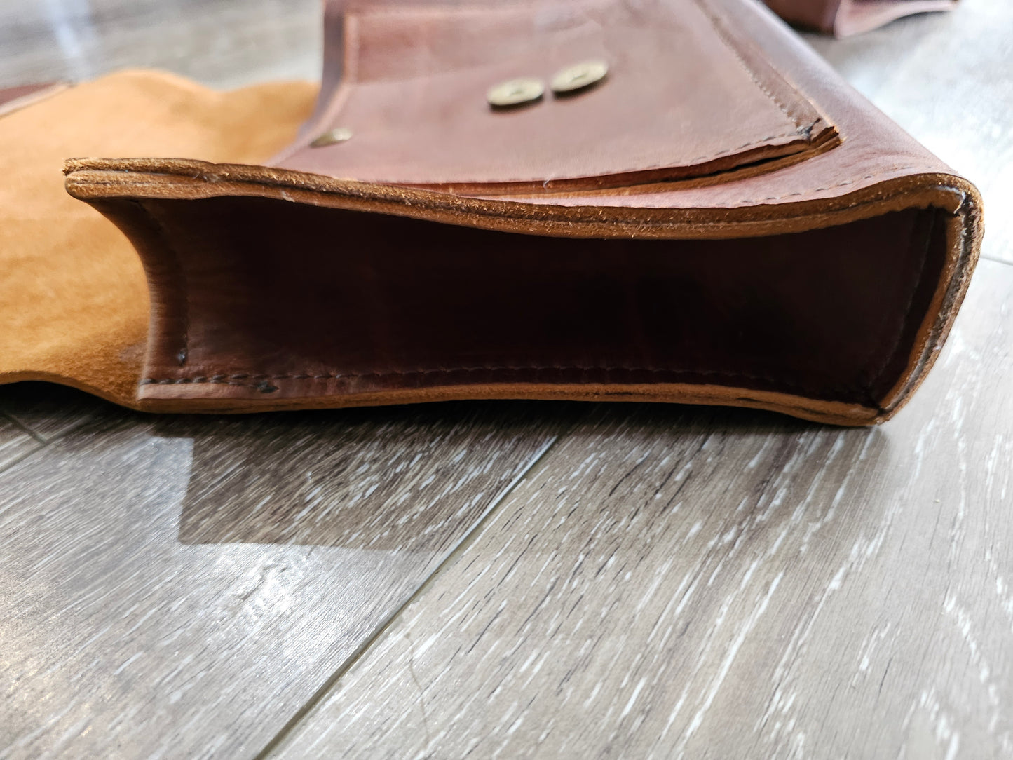 Leather Bible Bag. 1802 brand