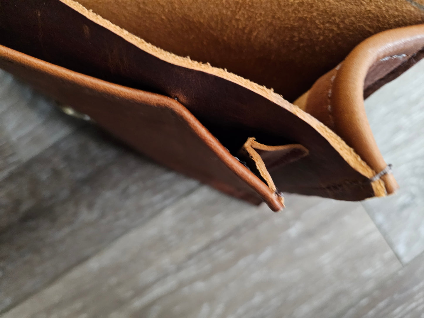 Leather Bible Bag. 1802 brand