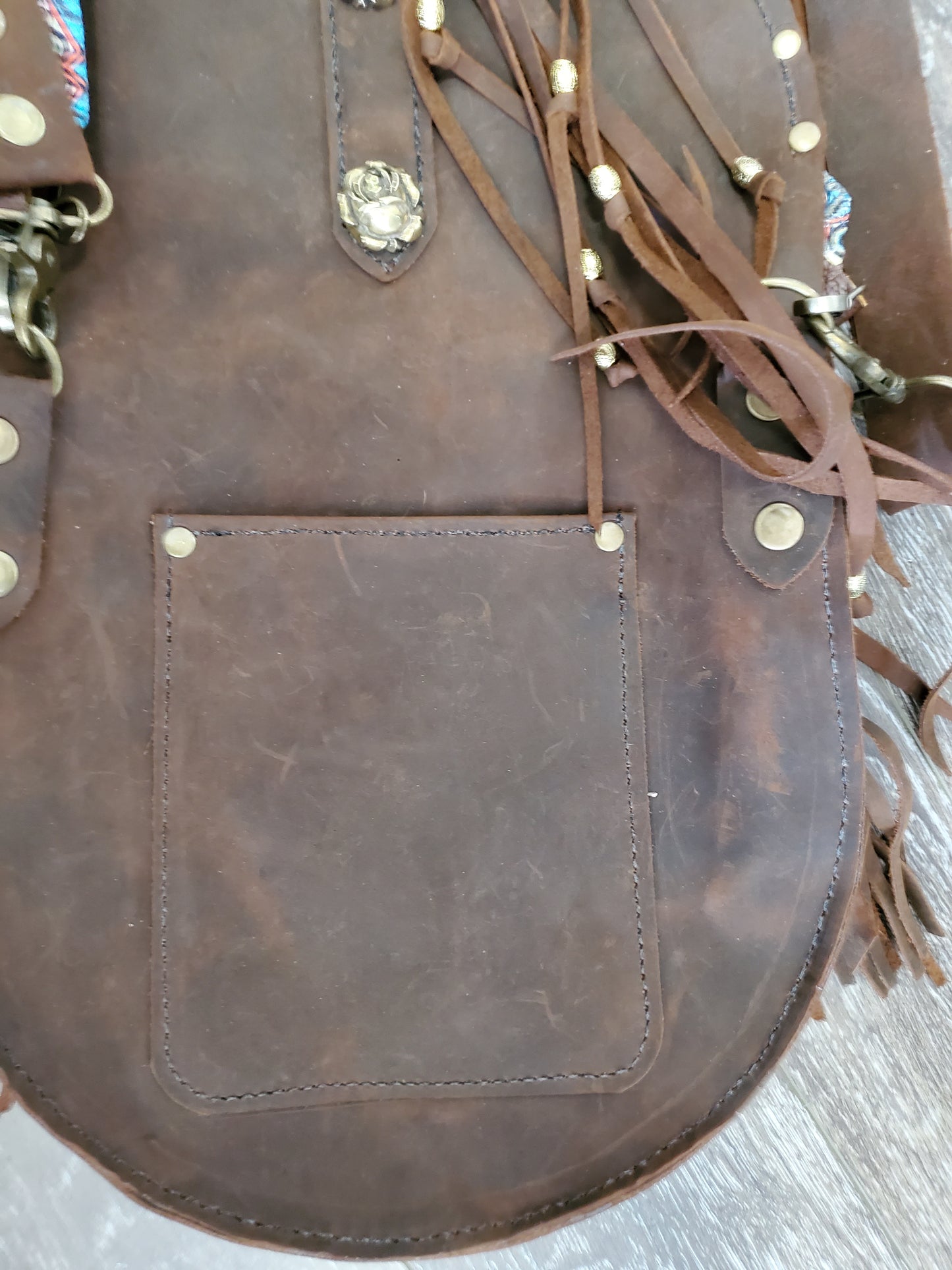 Winchester Saddle Crossbody - Brass Rose