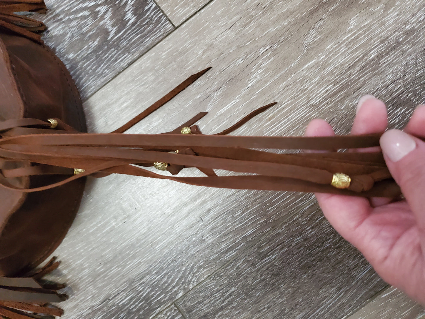 Winchester Saddle Crossbody - Brass Rose