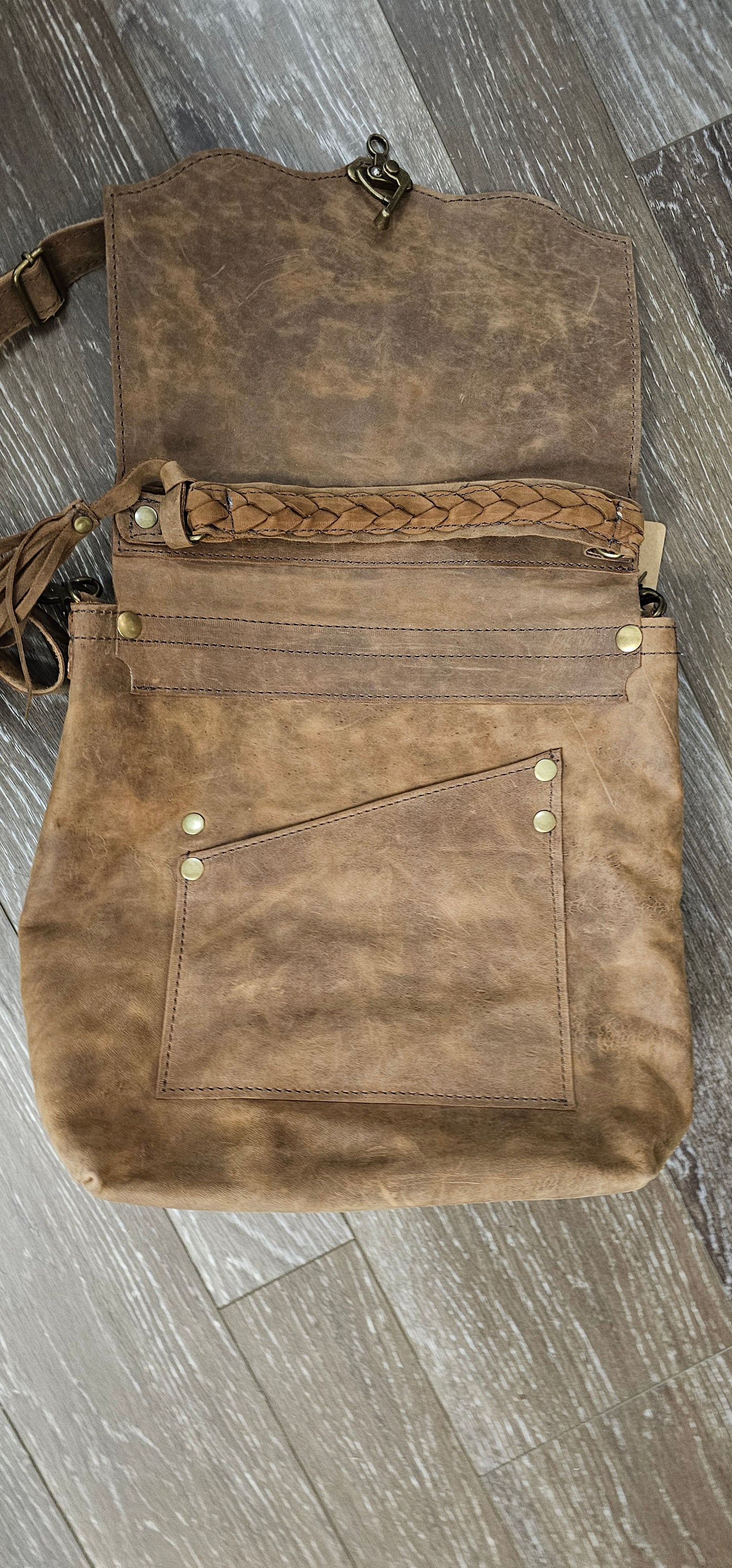 Sampson overnight leather bag