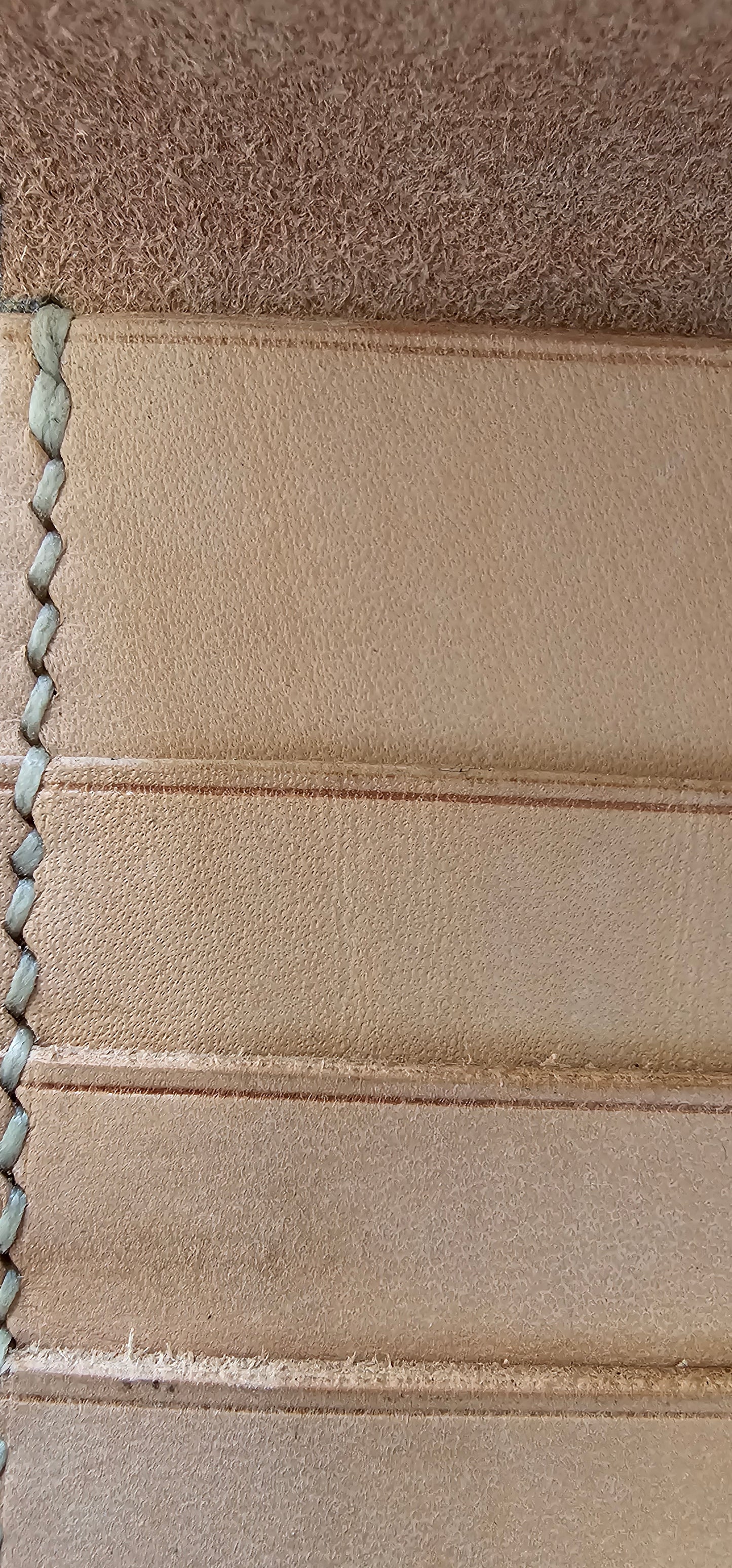 Hand sewn long Wallet  Lake Carmelle