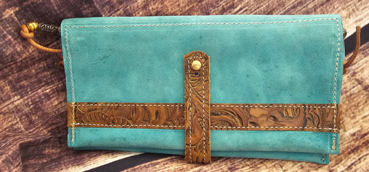 Lake Teal Essentials Wallet Cell Pouch