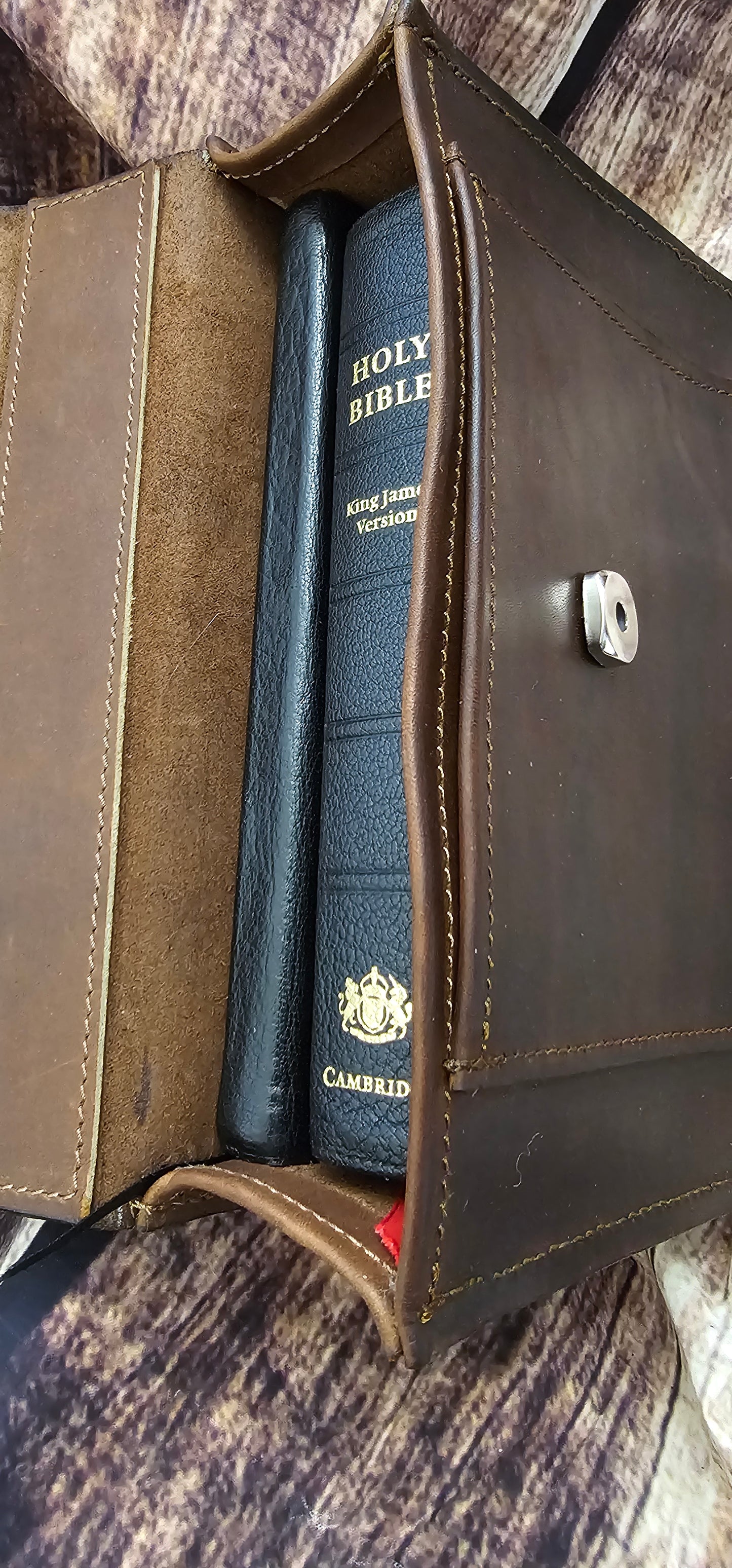 Teak Bible Bag