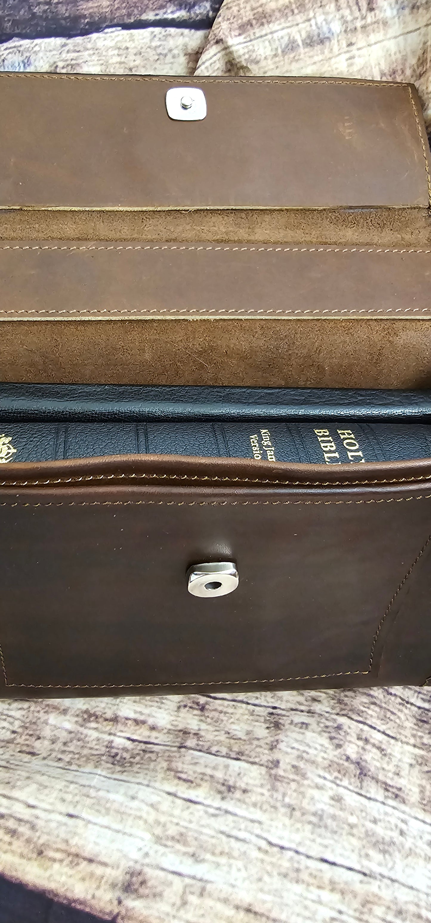 Teak Bible Bag