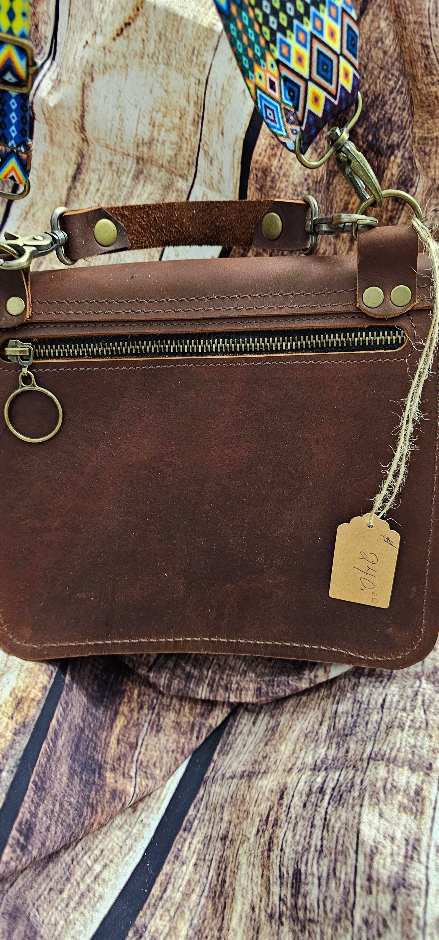 Braun Crossbody Bag or Bible Bag