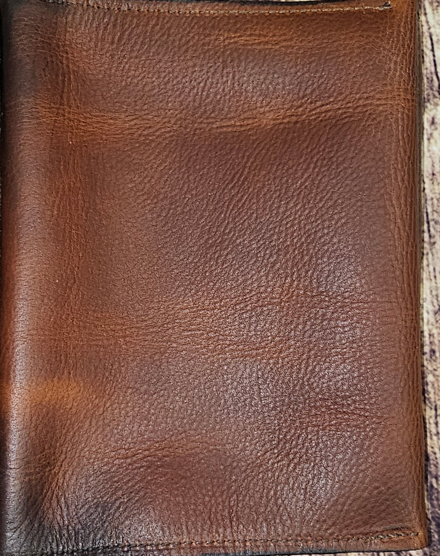 1802 Dune Raw Edge Bible Bag