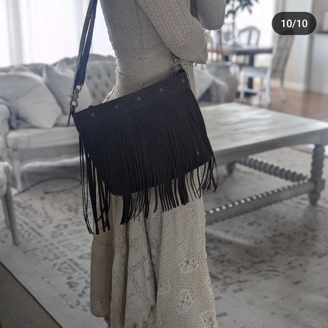 Mohav Tassel  Crossbody   Boho Bag