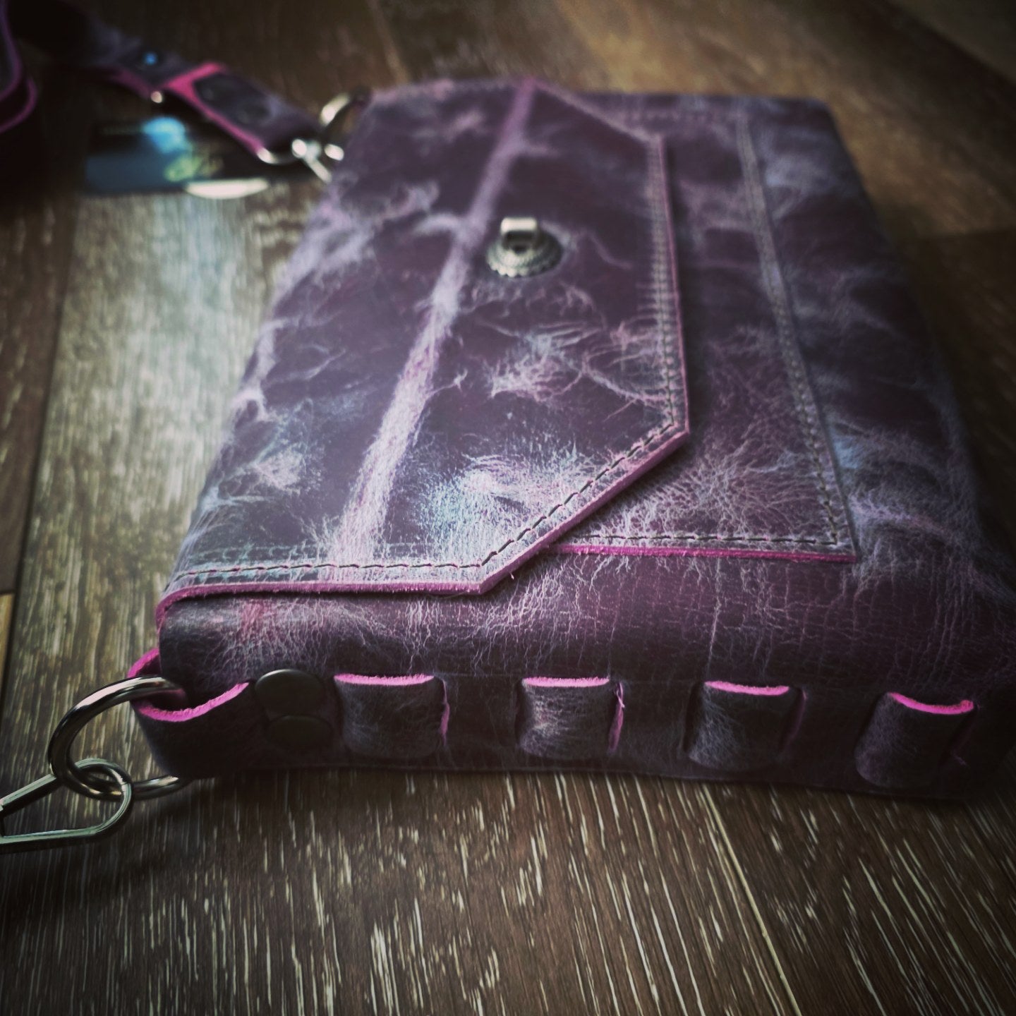 Sugar Plum Side Weave Bag