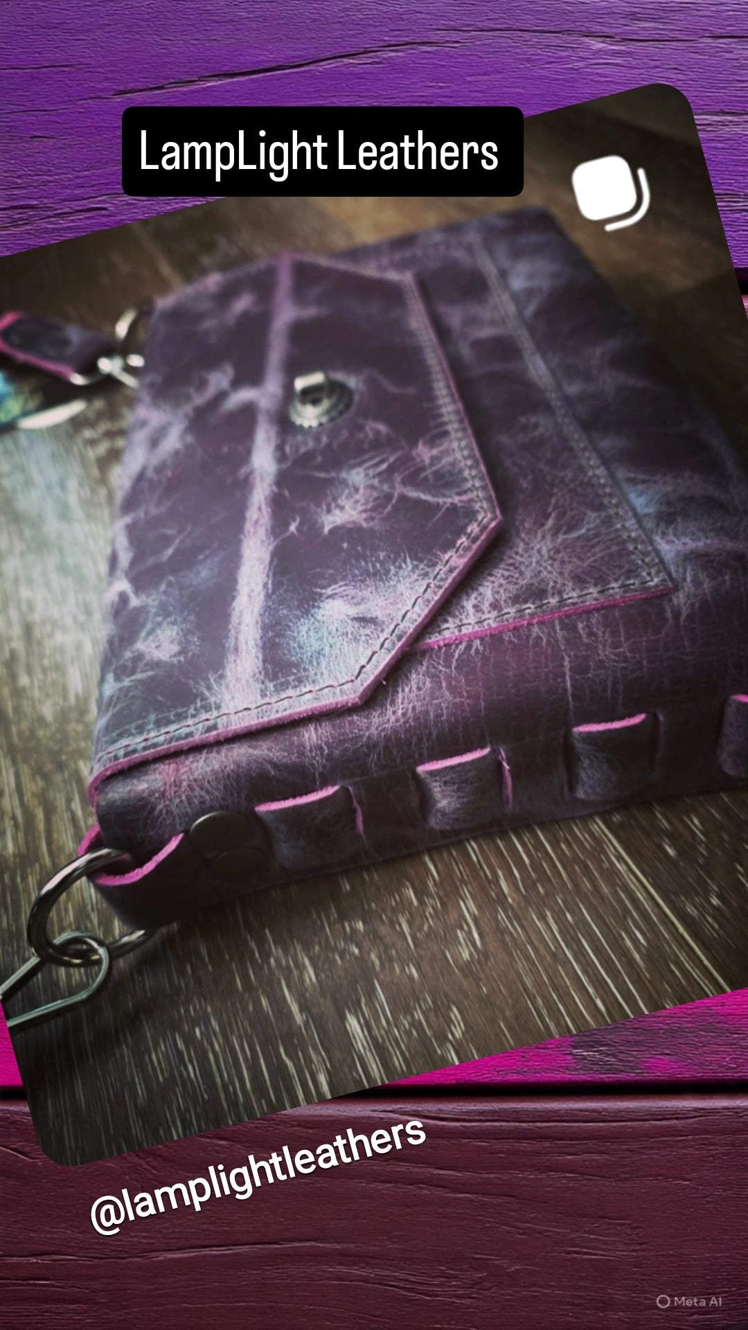 Sugar Plum Side Weave Bag