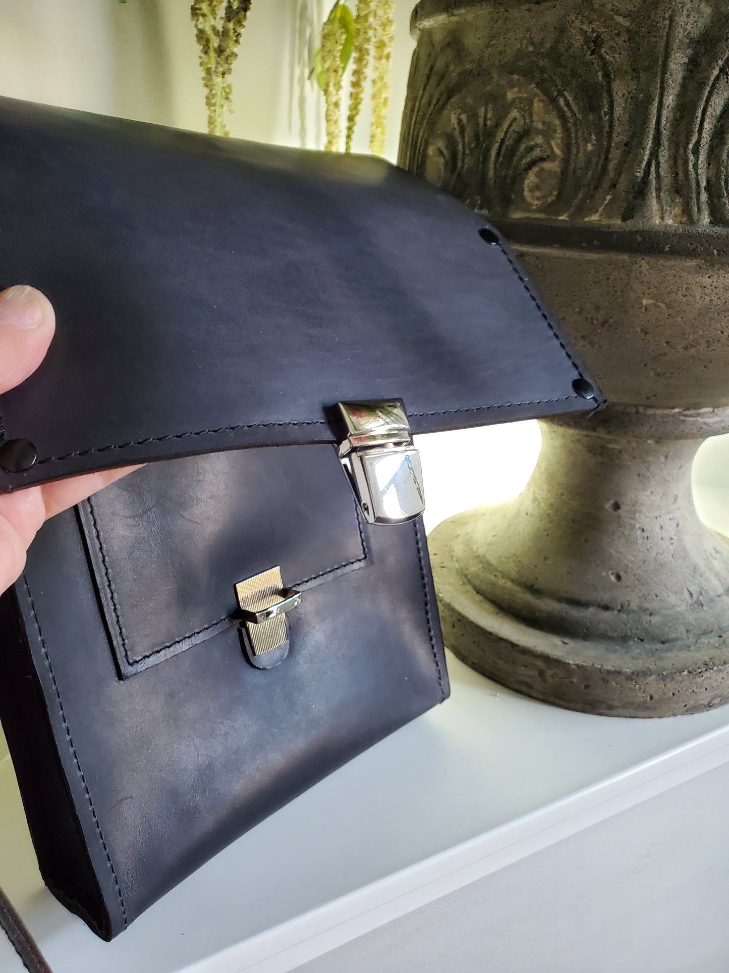 Rocky Slate Messenger or Bible Bag