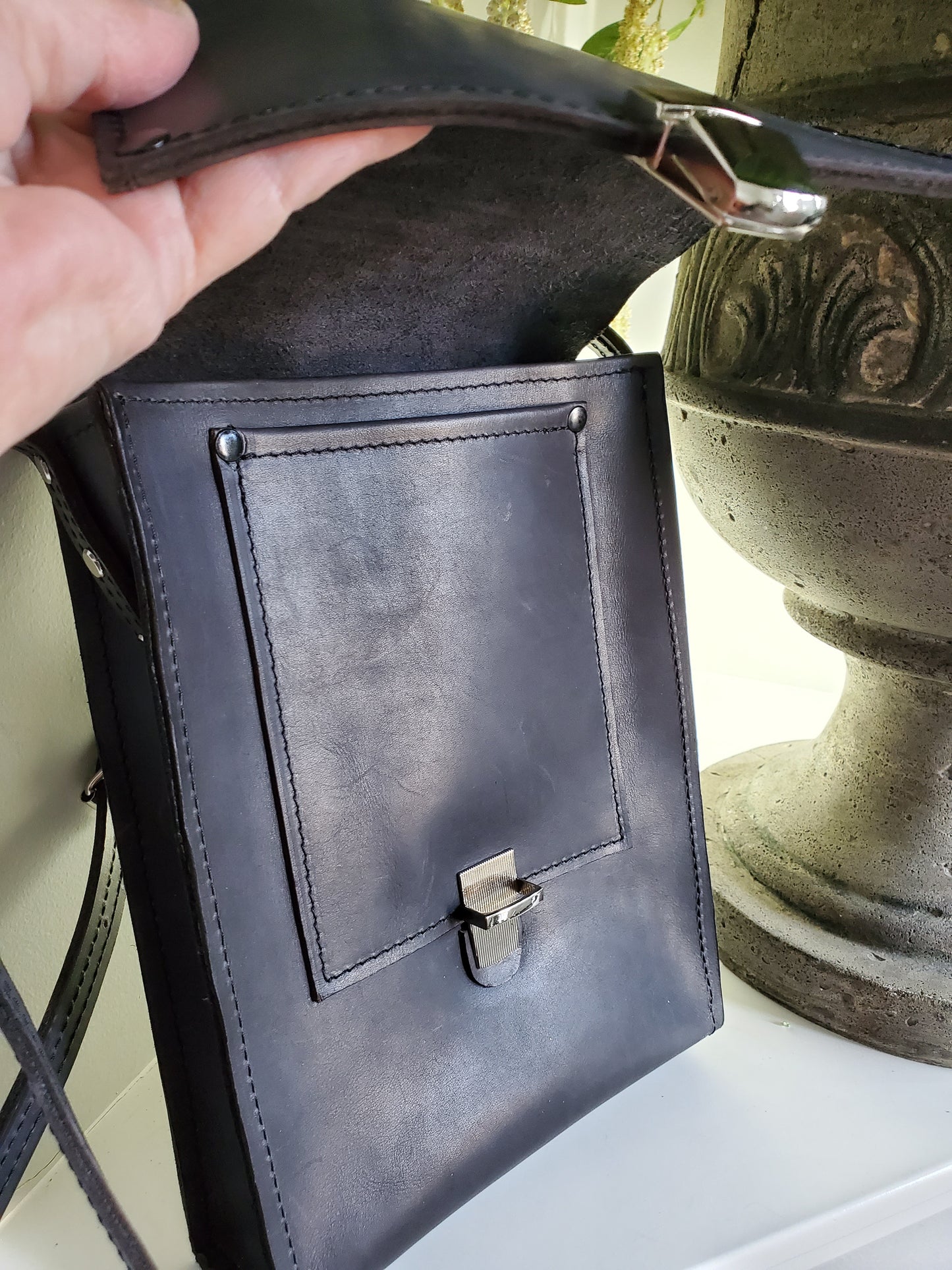 Rocky Slate Messenger or Bible Bag