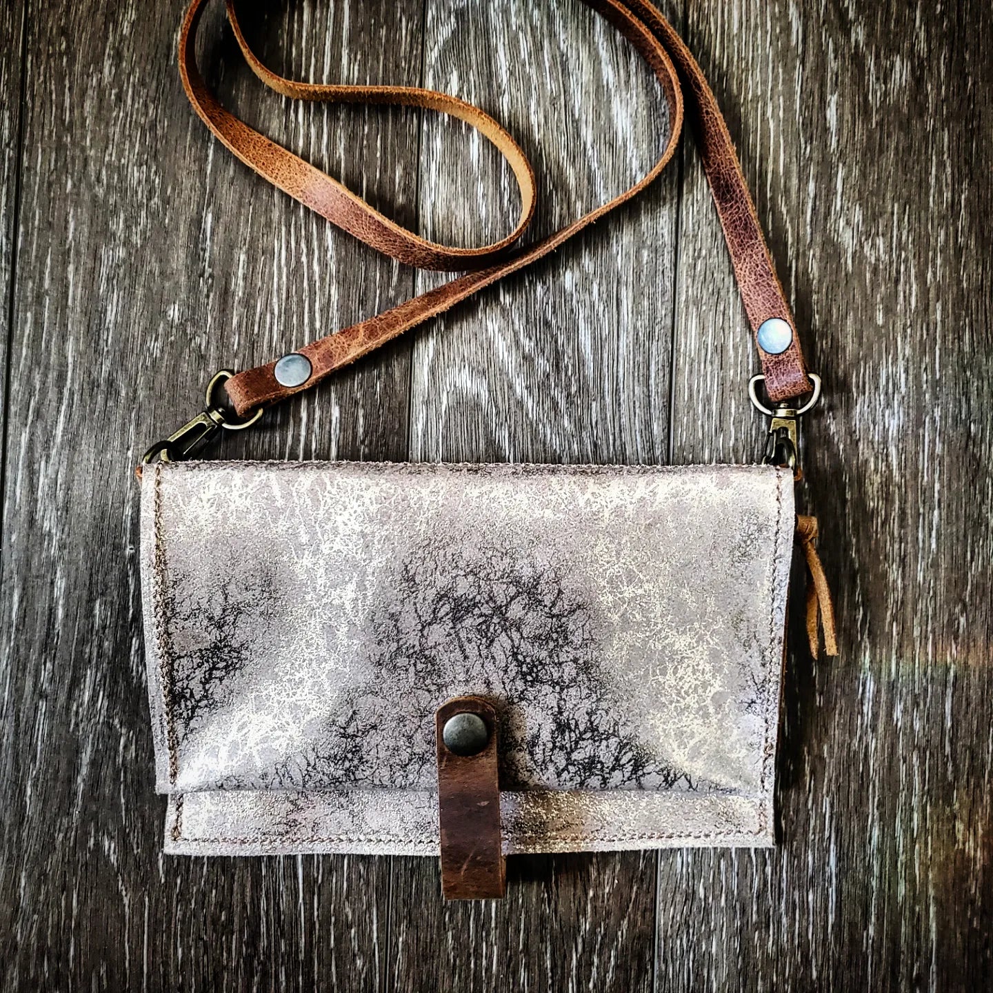 Lake Abraham Essentials Wallet with Adjustable Shoulder Strap